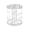 thumbnail image 2 of Organizador de cosméticos transparente MYRVA 360 grados ajustable, 2 of 4