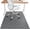 Basalt Grey, variant on 48"x60" Navy Yellow Office Chair Mat for Hardwood Tile Floor Anti-Slip Low Pile Desk Rug