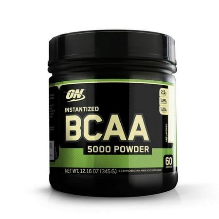 Optimum Nutrition Micronized Instant BCAA Powder, Unflavored, 60