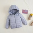 thumbnail image 4 of Yuanyu 2-9T Child Boy Girl Puffer Jacket Kid Toddlers Lightweight Snowsuit OutWear Hooded Water-Resistant Coat, 4 of 6