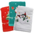 thumbnail image 1 of Shisuyan Absorbent Washcloths Towel Set Cotton 3Pcs 29.1X13.4In For Home Users, 1 of 8