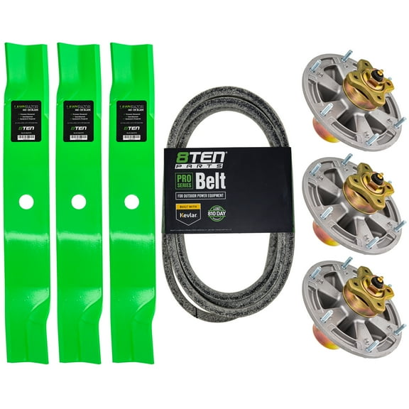 8TEN Blade Spindle Belt Kit for John Deere Z950M Z920M ZTrak 60 inch TCU15881 MK1005742
