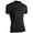 #01-Black, variant on Short Sleeve Compression Shirt Men Athletic Gym Cool Dry Base Layer Workout Tops Slim Fit Undershirts T-Shirt