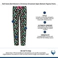 thumbnail image 4 of Roll Outta Bed  Christmas Ornament Open Bottom Pajama Pants (Women), 4 of 4