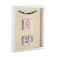 thumbnail image 2 of ArtToFrames 12x16 Inch Shadow Box Picture Frame, with a Satin White 1" Wide Shadowbox frame and Cream Mat Backing (4655), 2 of 7