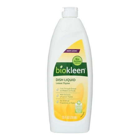 Biokleen Dish Liquid - Natural - Lemon Thyme - 25 oz