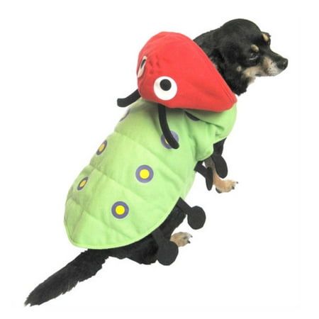Caterpillar Dog Costume Green Bug Pet Outfit