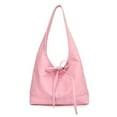thumbnail image 1 of 6993 Bolso Mano Un Hombro Con Lazo Pu Moderno Y Versátil para Mujer (rojo Rosa), 1 of 9