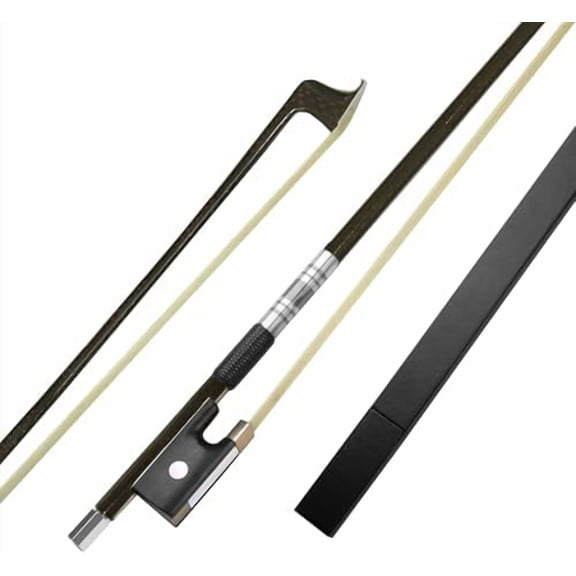 Carbon Fiber Violin Bow 4/4 Master Violin bow Natural Horse Hair for Porfessional Player pretty bow with a beautiful gift box$$Music