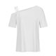 thumbnail image 5 of Camiseta de Manga Corta Sexy de Moda 2024, Camiseta Casual de Manga Corta, 95% Poliéster 5% Blusa de Spandex para Mujeres, Top de Verano de Lavado de Manos, 5 of 7