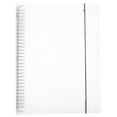 thumbnail image 1 of Loose Leaf Binder Cover Binding Belt Closure Binder Shell Refillable Notebook Shell Binder Cover, 1 of 8