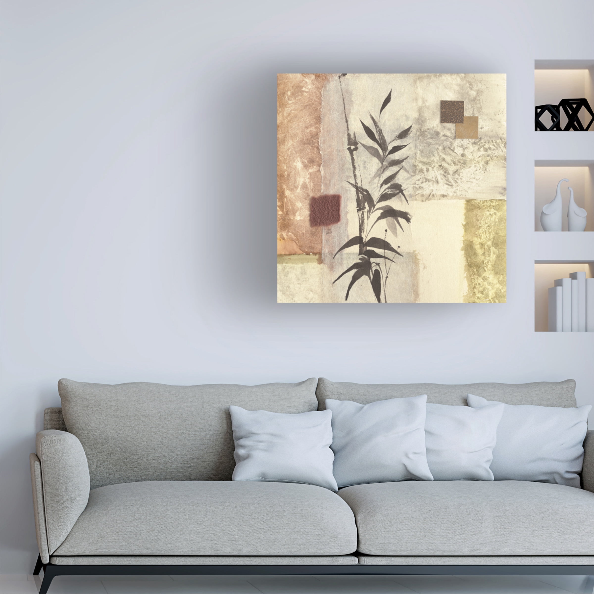 Trademark Fine Art 'Textured Bamboo I' Canvas Art by Chris Paschke