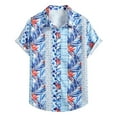 thumbnail image 2 of Short Sleeve Hawaiian Shirts for Men Casual Button Down Shirt, 2 of 9