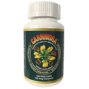 Carnivora Vegi-Caps - All Natural, Gluten Free, Vegan Friendly Capsules to Reduce Fatigue, Strengthen and Support Your Immune System (100 Capsules)
