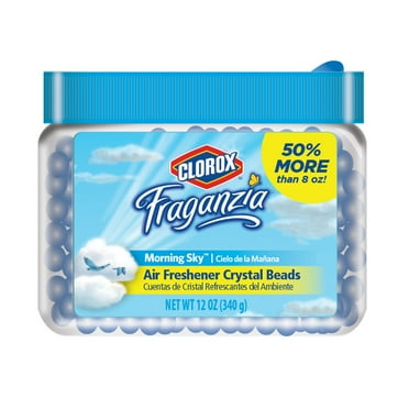 Clorox Fraganzia BB0149  Crystal Beads Air Freshener in Morning Sky | Long-Lasting Air Freshener Beads | 12 Ounces