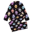 thumbnail image 4 of WOYY Girls Halloween Long Sleeve Pajamas with Allover Print Kids Nightwear, Sizes 3-14, 4 of 4