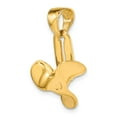thumbnail image 5 of FB Jewels 14K Yellow Gold 3-D Moveable Blade Propeller Pendant, 5 of 5