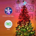 thumbnail image 3 of Hongchun Christmas Lights, APP & Remote Controlled Smart Christmas Tree Lights, 100 LED10M Multicolor String Lights Indoor Outdoor, 16 Million Colors Change, Music Sync, Christmas Tree Topper,, 3 of 5