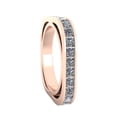 thumbnail image 3 of Natural 3.00Ct Princess Cut Diamond Euro Style Square Ladies Eternity Band New FG VS1, 3 of 3