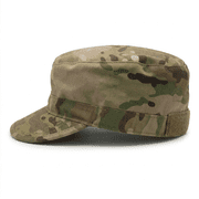 US Made Multicam Patrol Cap, Durable Military Style Cap, Size Large.
