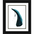 thumbnail image 1 of Lee, Judson 15x18 Black Ornate Wood Framed with Double Matting Museum Art Print Titled - Single Blue Stroke II, 1 of 4