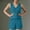 Blue, variant on Pyhlmscde Two Piece Outfits for Women 2025 V Neck Vest And Shorts Loose Casual Two Pieces Set, Summer Rompers for Women 2025, 2Piece Set Outfit for Women Summer, Piece Sets Summer Dressy