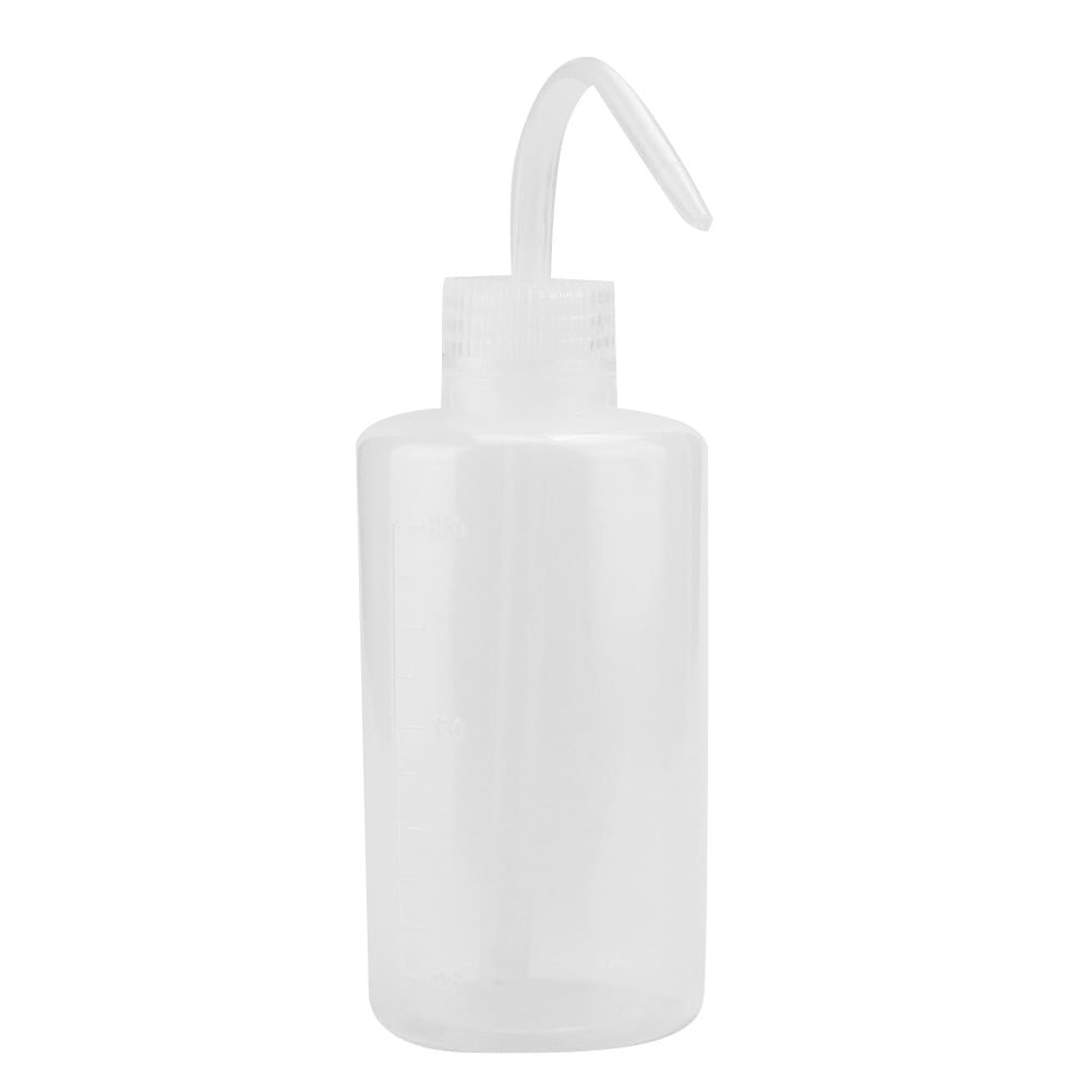 Haofy Wash Bottles, 3Pcs 250ml Wash Curved Style Cleaning Bottles