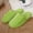 Green, variant on Pitauce Men Warm Home Plush Soft Slippers Anti-slip Indoor Casual Flat Round Toe Gray, 1cm