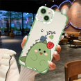 thumbnail image 2 of For IPhone 16 15 Pro Max Case Cartoon Dinosaur Pink Pig Phone Case for IPhone 11 12 13 14 Pro Max Mini X XS XR 7 8 Plus Cover tzw, 2 of 7