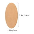 thumbnail image 5 of 10pcs Unfinished Wood Crafts Wooden Shapes for Crafts Unfinished Wood Oval Crafting Supplies, 5 of 5