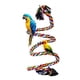thumbnail image 4 of Soporte De Percha De Pájaro Percha De Cuerda De Pájaro Flexible Con Campana Estante De Soporte De Pájaro De Algodón Colorido Para Periquitos Cacatúa Guacamayos Tortolitos Pinzones 3 Uds Scienceny PT000758-00, 4 of 7