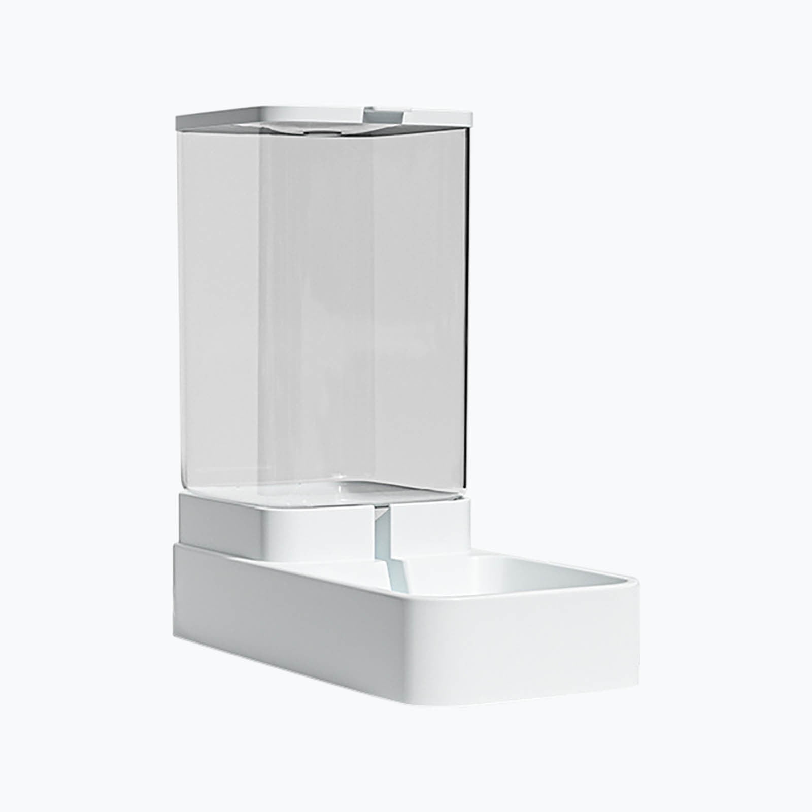 HOZVOMI Automatic Cat Feeder & Dog Water Dispenser, Programmable Timed Feeding Station with Dry Food Storage and Automatic Water Refill System