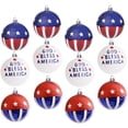 thumbnail image 1 of 12 Uds Bola colgante del Día de la Independencia Vhermosa Figuras Decorativas y Floreros, 1 of 7