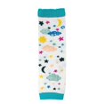 thumbnail image 4 of Wrapables Playful Patterns Baby & Toddler Leg Warmers (Set of 3), Flora, Tower, Clouds, 4 of 7