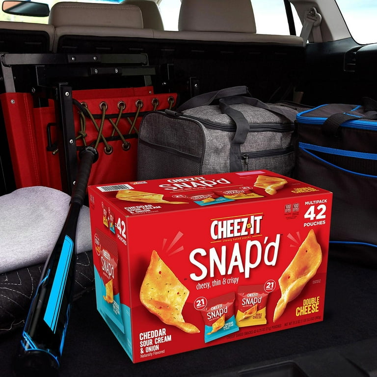 Cheez-It Snap'd, Variety Pack (0.75 oz., 42 pk.) - Walmart.com