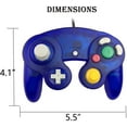 thumbnail image 4 of Controller Replacement for Gamecube Controller,Classic Wired Controller Compatible with Gamecube Console for Wii Nintendo Gamecube (Blue), 4 of 7
