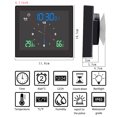 thumbnail image 4 of Riwcyla Bathroom Digital Waterproof & Humidity Meter Hygrometer LCD Display UpperLower Limit Dual Alarms with Snooze Function Countdown, 4 of 6