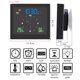 thumbnail image 4 of Reloj de pared Reloj digital para baño Medidor de temperatura y humedad a prueba de agua Termómetro Higrómetro Pantalla LCD Límite superior/inferior Alarmas duales con función de repetición Reloj, 4 of 8