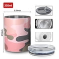 thumbnail image 4 of Camouflage 12oz Stainless Steel Coffee Mug – Double-Wall Insulated Cup with Spill-Resistant Lid, 360° Full-Print Design, Keeps Drinks Hot & Cold for Home, Office, Travel, Thanksgiving,Christmas, 4 of 5
