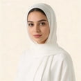 thumbnail image 5 of QASIEATN Cotton Hijab Women's Headscarf Quality 180 X 55 Cm Soft Breathable and Opaque Daily Wear Casual Accessories Silk Scarves for Women, 5 of 5