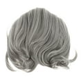 thumbnail image 3 of KAKOWELY Perruque Courte et Bouclée pour Femmes, Argent Gris, Coupe de Cheveux Rinka, Perruques à l'Apparence Naturelle, Couverture de Perruque en Filet Rose Exquise (66310), 13.78"X7.87"X2.36 Pouces, 3 of 5