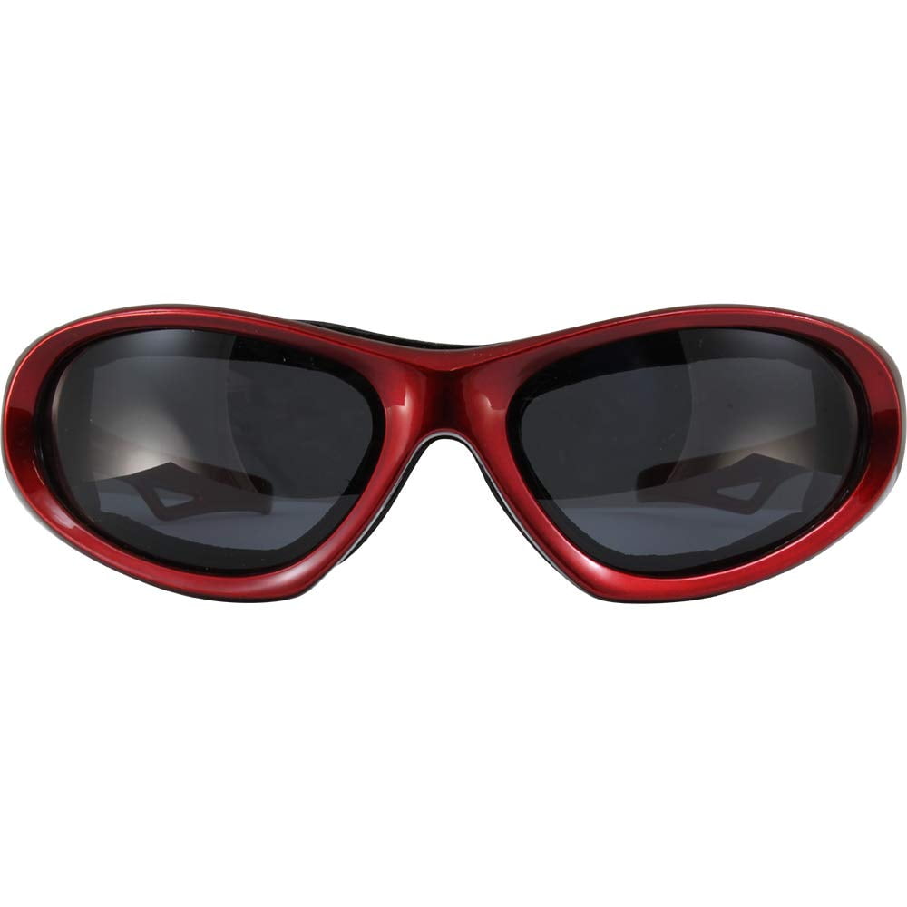 Hurricane Category-5 Jet Ski Water-Sport Floating Goggles Interchangeable from Sunglasses to Goggles with Polarized Smoke Lens