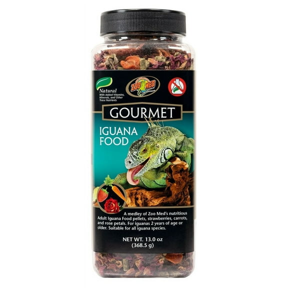 Zoo Med Gourmet Iguana Food [Reptile Iguana Food, Reptile Supplies] 13 oz