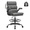 Gray w/ Foot rest ring, variant on TMV Ergonomic High Back Gaming Chair - Adjustable Desk Office Chair with Lumbar Support, Perfect as Computer Desk Chair，White