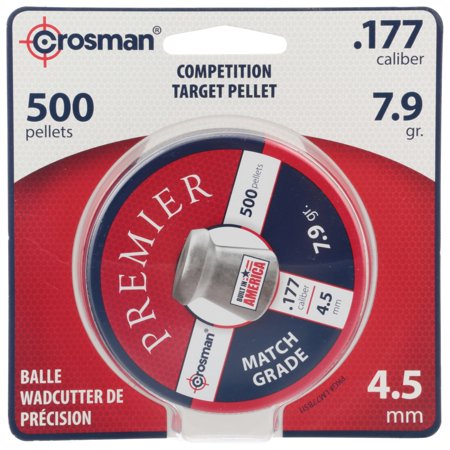 Canary Pellets - Crosman Premier Match 500 match grade pellets in a tin. LM77