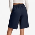thumbnail image 5 of Axiiglly Bermuda Shorts for Women Drawstring Elastic Waist Summer Casual Shorts with Pockets 2026, S-2XL, 5 of 5