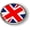 Metal Bezel, variant on BestLicensePlateFrames Union Jack United Kingdom Flag 3D Domed CAR Emblem Badge Sticker Chrome Metal Round Bezel