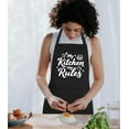 thumbnail image 4 of Funny Aprons for Women with 2 Pockets, Adjustable Kitchen Apron for Cooking, Baking Gifts for Birthday Christmas, 4 of 6