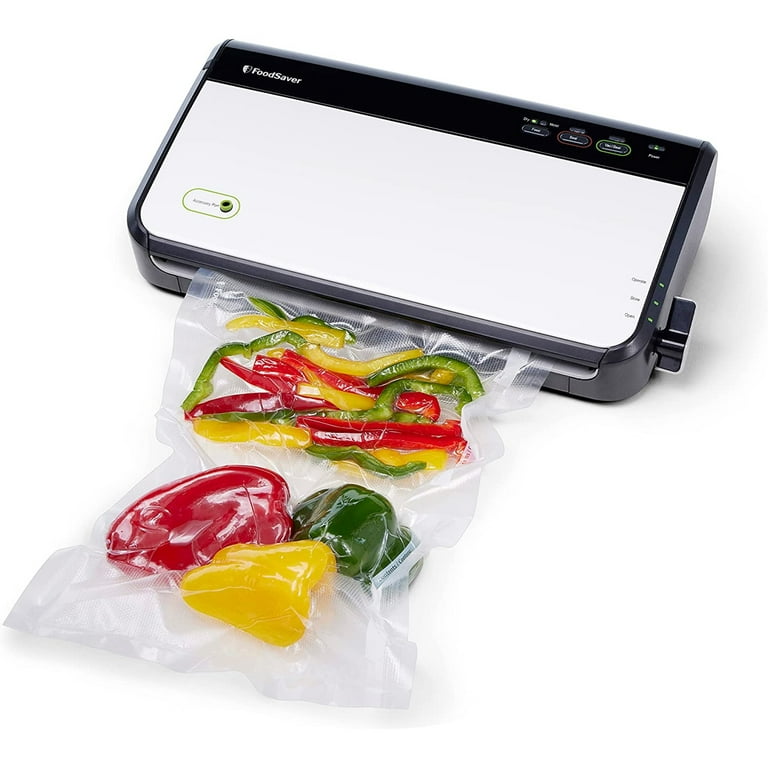 FoodSaver Cordless Handheld Food Vacuum Sealer, Charger & 2 Gallon Zipper  Bags
