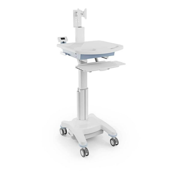 Luxor Vital Power Healthcare Workstation Cart, Freestanding